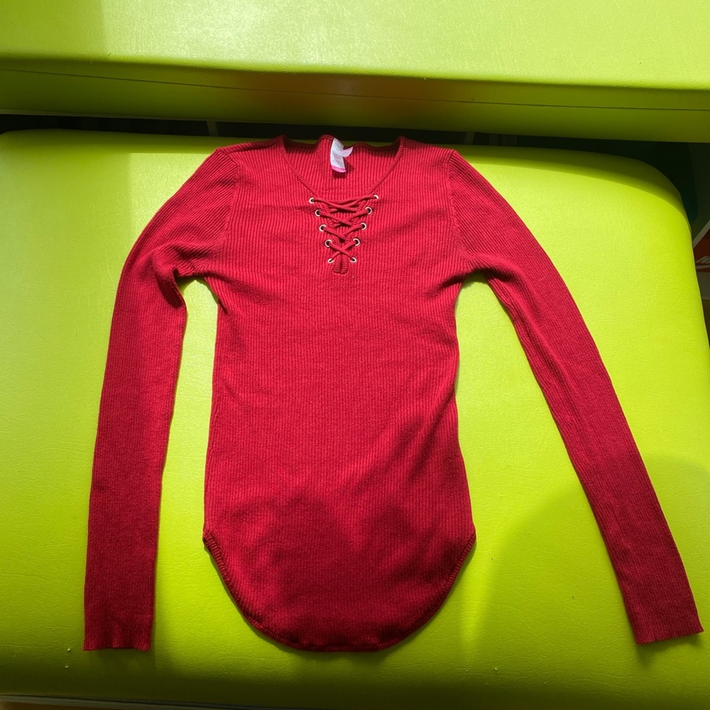 Red sweater
